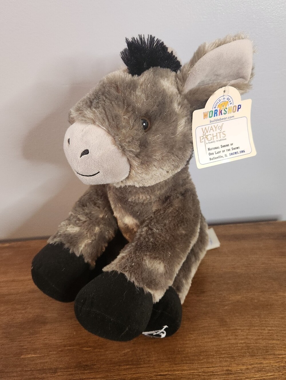 Donkey Way Of Lights Belleville IL Plush Build A Bear NWT 2023